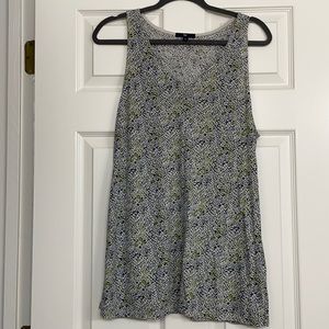 GAP XL gray snakeskin print tank top